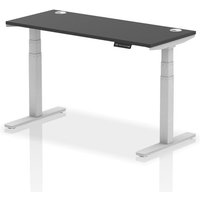 Click to view product details and reviews for Air 1400 X 600mm Height Adjustable Office Desk Black Top Cable Ports Silver Leg. Click to view product details and reviews for Air 1400 X 600mm Height Adjustable Office Desk Black Top Cable Ports Silver Leg.