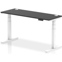 Click to view product details and reviews for Air 1600 X 600mm Height Adjustable Office Desk Black Top Cable Ports White Leg. Click to view product details and reviews for Air 1600 X 600mm Height Adjustable Office Desk Black Top Cable Ports White Leg.