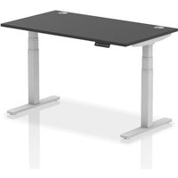 Click to view product details and reviews for Air 1400 X 800mm Height Adjustable Office Desk Black Top Cable Ports Silver Leg. Click to view product details and reviews for Air 1400 X 800mm Height Adjustable Office Desk Black Top Cable Ports Silver Leg.