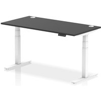 Click to view product details and reviews for Air 1600 X 800mm Height Adjustable Office Desk Black Top Cable Ports White Leg. Click to view product details and reviews for Air 1600 X 800mm Height Adjustable Office Desk Black Top Cable Ports White Leg.
