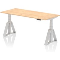 Click to view product details and reviews for Air 1800 X 800mm Height Adjustable Office Desk Maple Top Silver Leg With Piste Foot. Click to view product details and reviews for Air 1800 X 800mm Height Adjustable Office Desk Maple Top Silver Leg With Piste Foot.