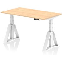 Click to view product details and reviews for Air 1400 X 800mm Height Adjustable Office Desk Maple Top White Leg With Piste Foot. Click to view product details and reviews for Air 1400 X 800mm Height Adjustable Office Desk Maple Top White Leg With Piste Foot.