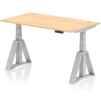 Click to view product details and reviews for Air 1400 X 800mm Height Adjustable Office Desk Maple Top Cable Ports Silver Leg With Piste Foot. Click to view product details and reviews for Air 1400 X 800mm Height Adjustable Office Desk Maple Top Cable Ports Silver Leg With Piste Foot.