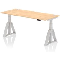 Click to view product details and reviews for Air 1800 X 800mm Height Adjustable Office Desk Maple Top Cable Ports Silver Leg With Piste Foot. Click to view product details and reviews for Air 1800 X 800mm Height Adjustable Office Desk Maple Top Cable Ports Silver Leg With Piste Foot.
