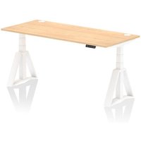 Click to view product details and reviews for Air 1800 X 800mm Height Adjustable Office Desk Maple Top Cable Ports White Leg With Piste Foot. Click to view product details and reviews for Air 1800 X 800mm Height Adjustable Office Desk Maple Top Cable Ports White Leg With Piste Foot.