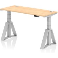 Click to view product details and reviews for Air 1400 X 600mm Height Adjustable Office Desk Maple Top Cable Ports Silver Leg With Piste Foot. Click to view product details and reviews for Air 1400 X 600mm Height Adjustable Office Desk Maple Top Cable Ports Silver Leg With Piste Foot.
