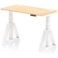 Click to view product details and reviews for Air 1200 X 600mm Height Adjustable Office Desk Maple Top Cable Ports White Leg With Piste Foot. Click to view product details and reviews for Air 1200 X 600mm Height Adjustable Office Desk Maple Top Cable Ports White Leg With Piste Foot.