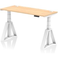 Click to view product details and reviews for Air 1400 X 600mm Height Adjustable Office Desk Maple Top Cable Ports White Leg With Piste Foot. Click to view product details and reviews for Air 1400 X 600mm Height Adjustable Office Desk Maple Top Cable Ports White Leg With Piste Foot.