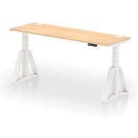 Click to view product details and reviews for Air 1800 X 600mm Height Adjustable Office Desk Maple Top Cable Ports White Leg With Piste Foot. Click to view product details and reviews for Air 1800 X 600mm Height Adjustable Office Desk Maple Top Cable Ports White Leg With Piste Foot.