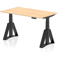 Click to view product details and reviews for Air 1400 X 800mm Height Adjustable Office Desk Maple Top Black Leg With Piste Foot. Click to view product details and reviews for Air 1400 X 800mm Height Adjustable Office Desk Maple Top Black Leg With Piste Foot.