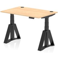Click to view product details and reviews for Air 1200 X 800mm Height Adjustable Office Desk Maple Top Cable Ports Black Leg With Piste Foot. Click to view product details and reviews for Air 1200 X 800mm Height Adjustable Office Desk Maple Top Cable Ports Black Leg With Piste Foot.