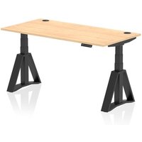 Click to view product details and reviews for Air 1600 X 800mm Height Adjustable Office Desk Maple Top Cable Ports Black Leg With Piste Foot. Click to view product details and reviews for Air 1600 X 800mm Height Adjustable Office Desk Maple Top Cable Ports Black Leg With Piste Foot.