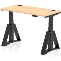 Click to view product details and reviews for Air 1200 X 600mm Height Adjustable Office Desk Maple Top Cable Ports Black Leg With Piste Foot. Click to view product details and reviews for Air 1200 X 600mm Height Adjustable Office Desk Maple Top Cable Ports Black Leg With Piste Foot.