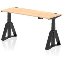 Click to view product details and reviews for Air 1600 X 600mm Height Adjustable Office Desk Maple Top Cable Ports Black Leg With Piste Foot. Click to view product details and reviews for Air 1600 X 600mm Height Adjustable Office Desk Maple Top Cable Ports Black Leg With Piste Foot.