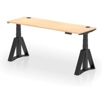 Click to view product details and reviews for Air 1800 X 600mm Height Adjustable Office Desk Maple Top Cable Ports Black Leg With Piste Foot. Click to view product details and reviews for Air 1800 X 600mm Height Adjustable Office Desk Maple Top Cable Ports Black Leg With Piste Foot.