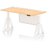 Click to view product details and reviews for Air Modesty 1600 X 800mm Height Adjustable Office Desk Maple Top Cable Ports White Leg With White Steel Modesty Panel With Piste Foot. Click to view product details and reviews for Air Modesty 1600 X 800mm Height Adjustable Office Desk Maple Top Cable Ports White Leg With White Steel Modesty Panel With Piste Foot.