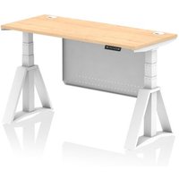 Click to view product details and reviews for Air Modesty 1400 X 600mm Height Adjustable Office Desk Maple Top Cable Ports White Leg With White Steel Modesty Panel With Piste Foot. Click to view product details and reviews for Air Modesty 1400 X 600mm Height Adjustable Office Desk Maple Top Cable Ports White Leg With White Steel Modesty Panel With Piste Foot.