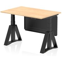 Click to view product details and reviews for Air Modesty 1200 X 800mm Height Adjustable Office Desk Maple Top Black Leg With Black Steel Modesty Panel With Piste Foot. Click to view product details and reviews for Air Modesty 1200 X 800mm Height Adjustable Office Desk Maple Top Black Leg With Black Steel Modesty Panel With Piste Foot.