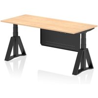 Click to view product details and reviews for Air Modesty 1800 X 800mm Height Adjustable Office Desk Maple Top Black Leg With Black Steel Modesty Panel With Piste Foot. Click to view product details and reviews for Air Modesty 1800 X 800mm Height Adjustable Office Desk Maple Top Black Leg With Black Steel Modesty Panel With Piste Foot.