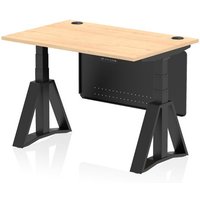 Click to view product details and reviews for Air Modesty 1200 X 800mm Height Adjustable Office Desk Maple Top Cable Ports Black Leg With Black Steel Modesty Panel With Piste Foot. Click to view product details and reviews for Air Modesty 1200 X 800mm Height Adjustable Office Desk Maple Top Cable Ports Black Leg With Black Steel Modesty Panel With Piste Foot.