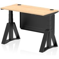 Click to view product details and reviews for Air Modesty 1200 X 600mm Height Adjustable Office Desk Maple Top Cable Ports Black Leg With Black Steel Modesty Panel With Piste Foot. Click to view product details and reviews for Air Modesty 1200 X 600mm Height Adjustable Office Desk Maple Top Cable Ports Black Leg With Black Steel Modesty Panel With Piste Foot.