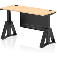 Click to view product details and reviews for Air Modesty 1400 X 600mm Height Adjustable Office Desk Maple Top Cable Ports Black Leg With Black Steel Modesty Panel With Piste Foot. Click to view product details and reviews for Air Modesty 1400 X 600mm Height Adjustable Office Desk Maple Top Cable Ports Black Leg With Black Steel Modesty Panel With Piste Foot.