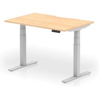 Click to view product details and reviews for Air 1200 X 800mm Scalloped Edge Height Adjustable Office Desk Maple Top Silver Leg. Click to view product details and reviews for Air 1200 X 800mm Scalloped Edge Height Adjustable Office Desk Maple Top Silver Leg.