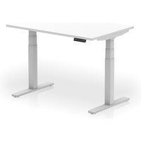 Click to view product details and reviews for Air 1200 X 800mm Scalloped Edge Height Adjustable Office Desk White Top Silver Leg. Click to view product details and reviews for Air 1200 X 800mm Scalloped Edge Height Adjustable Office Desk White Top Silver Leg.