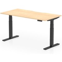 Click to view product details and reviews for Air 1600 X 800mm Scalloped Edge Height Adjustable Office Desk Maple Top Black Leg. Click to view product details and reviews for Air 1600 X 800mm Scalloped Edge Height Adjustable Office Desk Maple Top Black Leg.