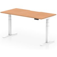 Click to view product details and reviews for Air 1600 X 800mm Scalloped Edge Height Adjustable Office Desk Oak Top White Leg. Click to view product details and reviews for Air 1600 X 800mm Scalloped Edge Height Adjustable Office Desk Oak Top White Leg.