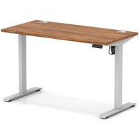 Click to view product details and reviews for Air Lite 1200 X 600mm Height Adjustable Office Desk Walnut Top Cable Ports Silver Leg. Click to view product details and reviews for Air Lite 1200 X 600mm Height Adjustable Office Desk Walnut Top Cable Ports Silver Leg.