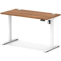 Click to view product details and reviews for Air Lite 1200 X 600mm Height Adjustable Office Desk Walnut Top Cable Ports White Leg. Click to view product details and reviews for Air Lite 1200 X 600mm Height Adjustable Office Desk Walnut Top Cable Ports White Leg.
