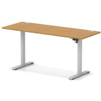 Click to view product details and reviews for Air Lite 1600 X 600mm Height Adjustable Office Desk Oak Top Cable Ports Silver Leg. Click to view product details and reviews for Air Lite 1600 X 600mm Height Adjustable Office Desk Oak Top Cable Ports Silver Leg.