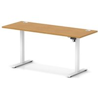 Click to view product details and reviews for Air Lite 1600 X 600mm Height Adjustable Office Desk Oak Top Cable Ports White Leg. Click to view product details and reviews for Air Lite 1600 X 600mm Height Adjustable Office Desk Oak Top Cable Ports White Leg.