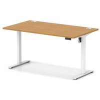 Click to view product details and reviews for Air Lite 1400 X 800mm Height Adjustable Office Desk Oak Top Cable Ports White Leg. Click to view product details and reviews for Air Lite 1400 X 800mm Height Adjustable Office Desk Oak Top Cable Ports White Leg.