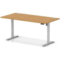 Click to view product details and reviews for Air Lite 1600 X 800mm Height Adjustable Office Desk Oak Top Cable Ports Silver Leg. Click to view product details and reviews for Air Lite 1600 X 800mm Height Adjustable Office Desk Oak Top Cable Ports Silver Leg.