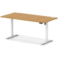 Click to view product details and reviews for Air Lite 1600 X 800mm Height Adjustable Office Desk Oak Top Cable Ports White Leg. Click to view product details and reviews for Air Lite 1600 X 800mm Height Adjustable Office Desk Oak Top Cable Ports White Leg.