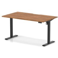 Click to view product details and reviews for Air Lite 1400 X 800mm Scalloped Edge Height Adjustable Office Desk Walnut Top Black Leg. Click to view product details and reviews for Air Lite 1400 X 800mm Scalloped Edge Height Adjustable Office Desk Walnut Top Black Leg.