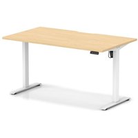 Click to view product details and reviews for Air Lite 1400 X 800mm Scalloped Edge Height Adjustable Office Desk Maple Top White Leg. Click to view product details and reviews for Air Lite 1400 X 800mm Scalloped Edge Height Adjustable Office Desk Maple Top White Leg.