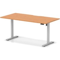 Click to view product details and reviews for Air Lite 1600 X 800mm Scalloped Edge Height Adjustable Office Desk Beech Top Silver Leg. Click to view product details and reviews for Air Lite 1600 X 800mm Scalloped Edge Height Adjustable Office Desk Beech Top Silver Leg.