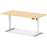 Click to view product details and reviews for Air Lite 1600 X 800mm Scalloped Edge Height Adjustable Office Desk Maple Top White Leg. Click to view product details and reviews for Air Lite 1600 X 800mm Scalloped Edge Height Adjustable Office Desk Maple Top White Leg.