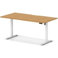 Click to view product details and reviews for Air Lite 1600 X 800mm Scalloped Edge Height Adjustable Office Desk Oak Top White Leg. Click to view product details and reviews for Air Lite 1600 X 800mm Scalloped Edge Height Adjustable Office Desk Oak Top White Leg.