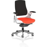 Click to view product details and reviews for Zure White Shell Black Fabric Back Bespoke Colour Seat Tabasco Orange. Click to view product details and reviews for Zure White Shell Black Fabric Back Bespoke Colour Seat Tabasco Orange.