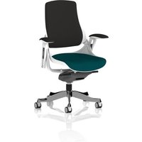 Click to view product details and reviews for Zure White Shell Black Fabric Back Bespoke Colour Seat Maringa Teal. Click to view product details and reviews for Zure White Shell Black Fabric Back Bespoke Colour Seat Maringa Teal.