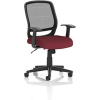 Mave Task Operator Chair Black Mesh With Arms Bespoke Colour Seat Ginseng Chilli Mave Task Operator Chair Black Mesh With Arms Bespoke Colour Seat Ginseng Chilli