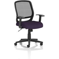 Mave Task Operator Chair Black Mesh With Arms Bespoke Colour Seat Tansy Purple Mave Task Operator Chair Black Mesh With Arms Bespoke Colour Seat Tansy Purple