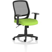 Mave Task Operator Chair Black Mesh With Arms Bespoke Colour Seat Myrrh Green Mave Task Operator Chair Black Mesh With Arms Bespoke Colour Seat Myrrh Green