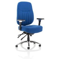Click to view product details and reviews for Barcelona Deluxe Blue Fabric Operator Chair. Click to view product details and reviews for Barcelona Deluxe Blue Fabric Operator Chair.