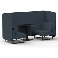 Click to view product details and reviews for Brixworth 2 Seater Bench Booth With Black Legs And Black Table With Black Leg In Rivet Fabric Crucible Panels And Sofa. Click to view product details and reviews for Brixworth 2 Seater Bench Booth With Black Legs And Black Table With Black Leg In Rivet Fabric Crucible Panels And Sofa.