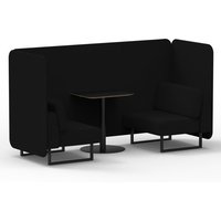 Click to view product details and reviews for Brixworth 2 Seater Bench Booth With Black Legs And Black Table With Black Leg In X2 Fabric Diameter Panels And Sofa. Click to view product details and reviews for Brixworth 2 Seater Bench Booth With Black Legs And Black Table With Black Leg In X2 Fabric Diameter Panels And Sofa.